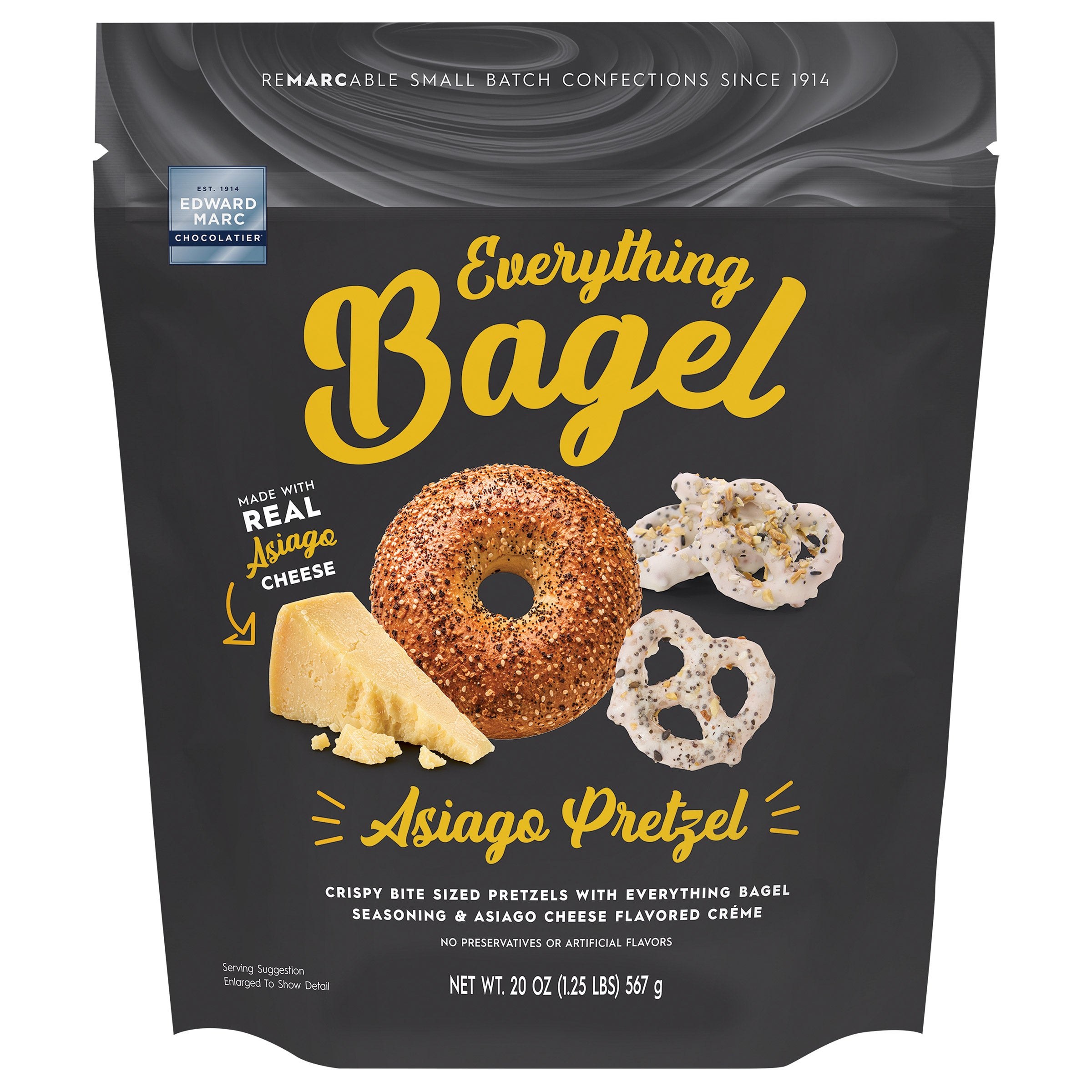 Edward Marc Everything Bagel Asiago Pretzels