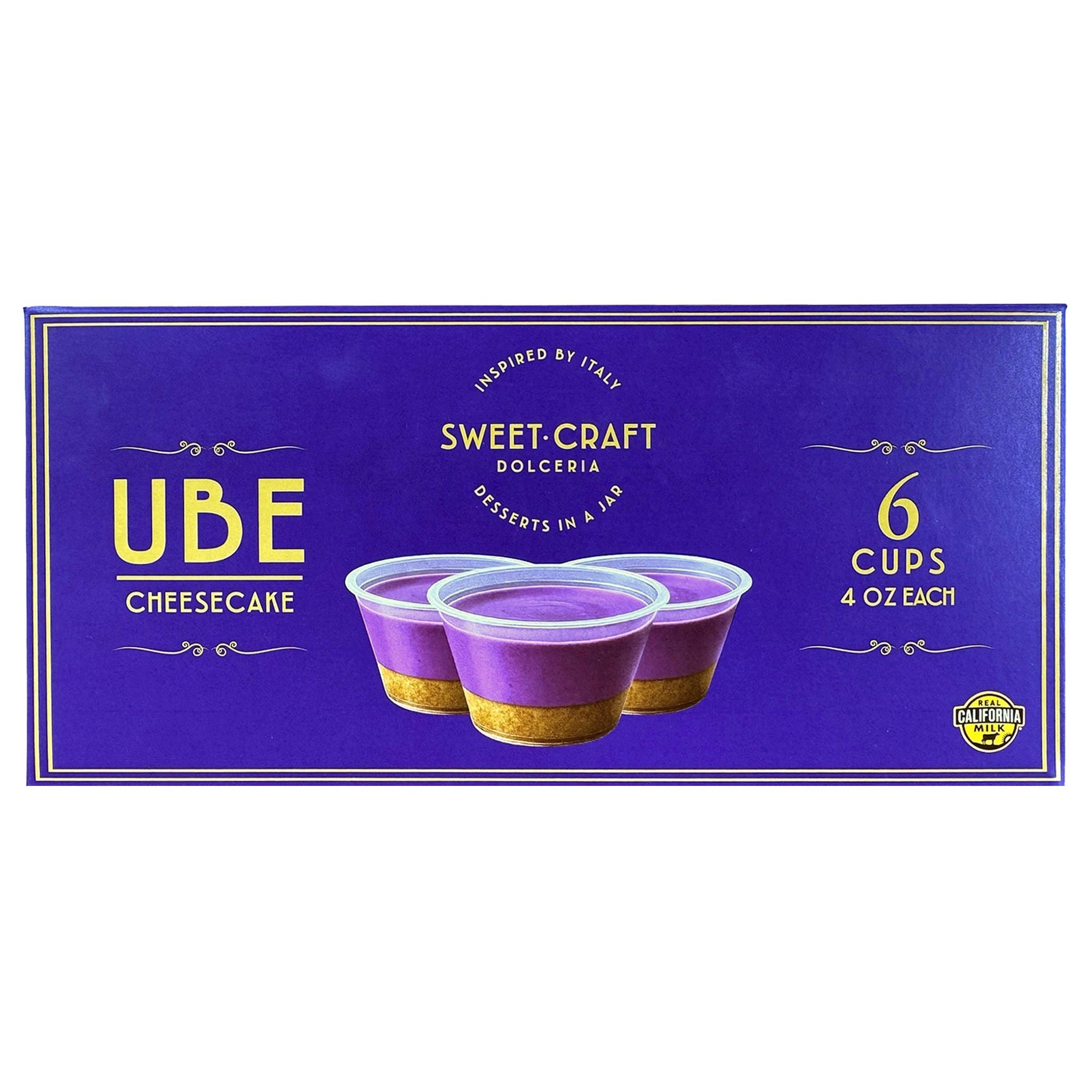 Sweet Craft Ube Cheesecake Cups
