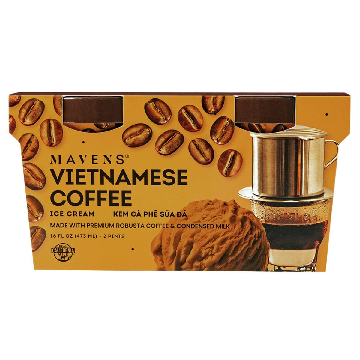 Mavens Vietnamese Coffee Ice Cream