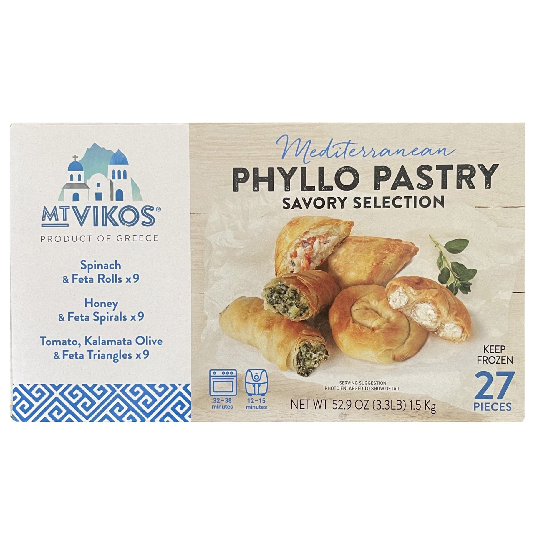 MT Vikos Mediterranean Phyllo Pastry Savory Selection