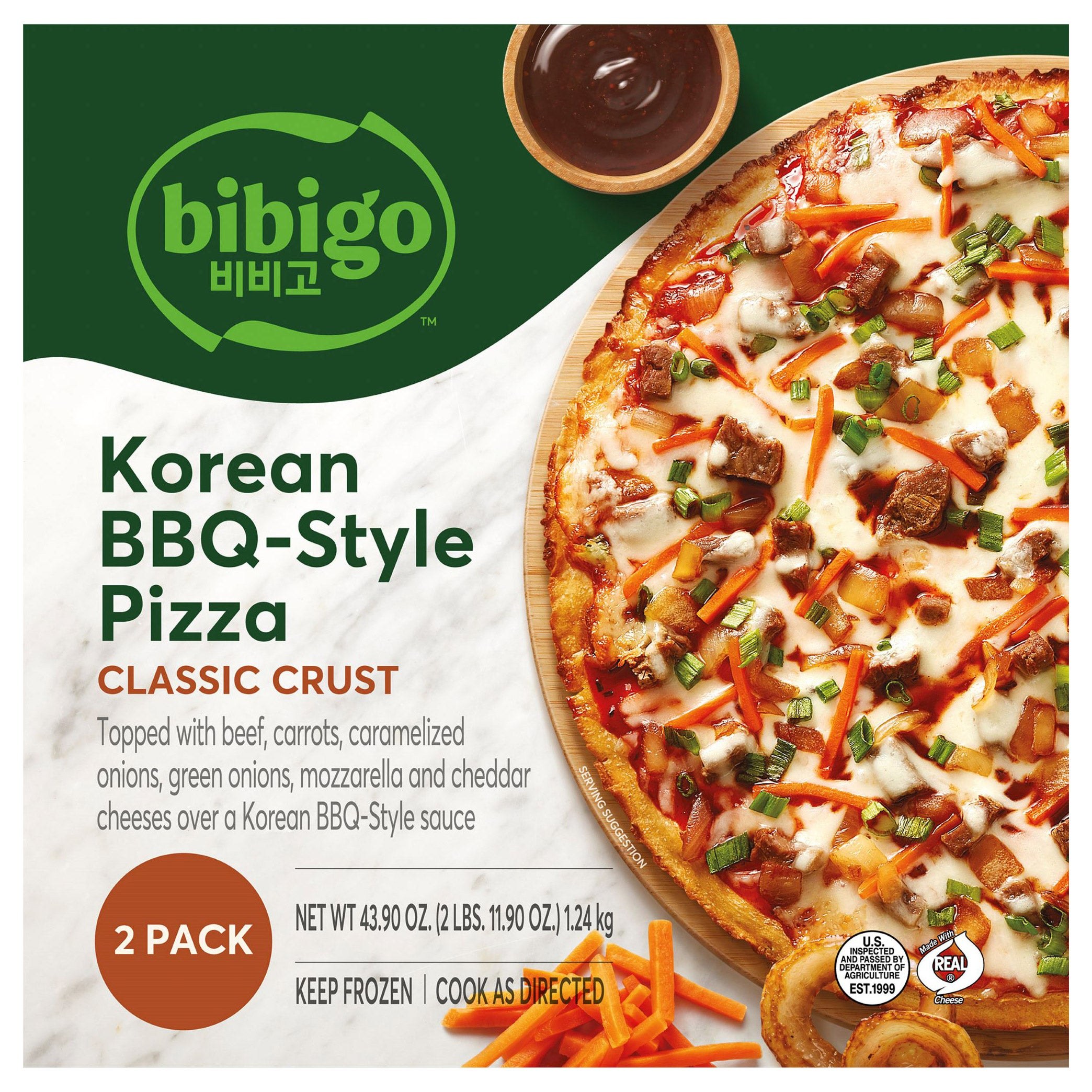 Bibigo Korean BBQ-Style Pizza