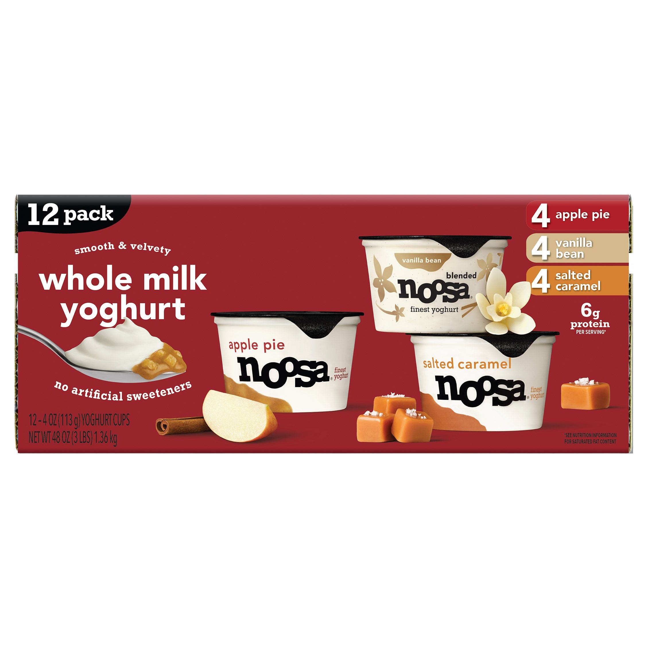 Noosa Whole Milk Yoghurt Fall Variety Pack