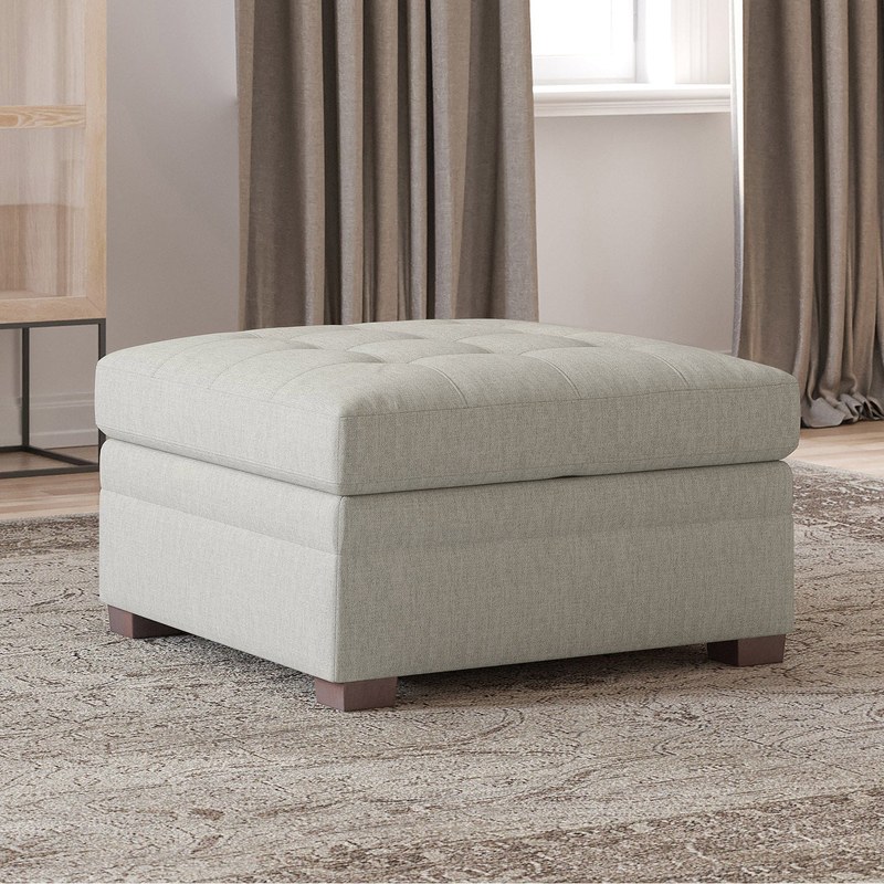 Thomasville Tisdale Storage Ottoman, Beige