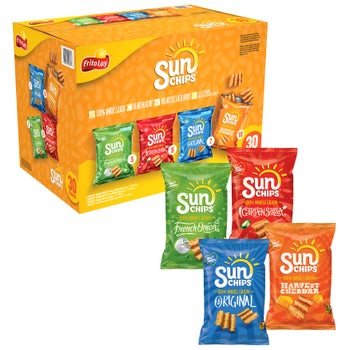 SunChips Whole Grain, Variety, 1.5 oz, 30-count