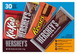 Hershey's Variety Pack, 30-count