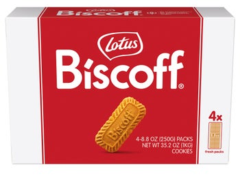 Lotus Biscoff Cookies, 8.8 oz., 4 Count