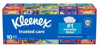 Kleenex Trusted Care Facial Tissue, 2-Ply, 230-count, 10-pack