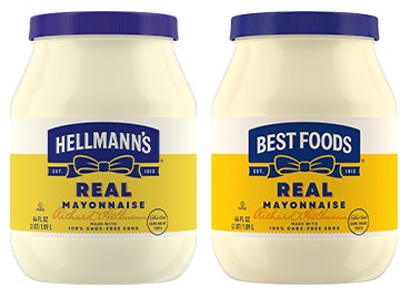 Hellmann's OR Best Foods Real Mayonnaise