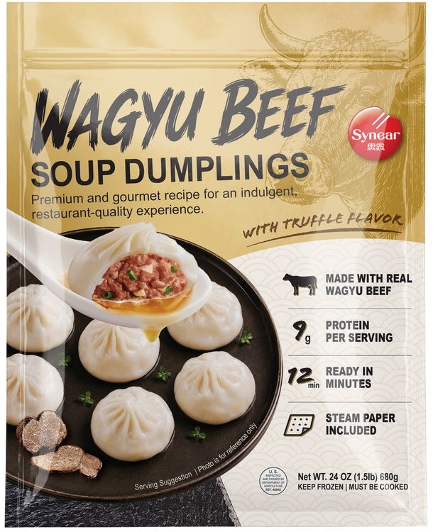 Synear Wagyu Beef Soup Dumplings with Truffle Flavor