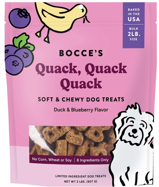 Bocce's Bakery Duck & Blueberry Flavor Dog Treats