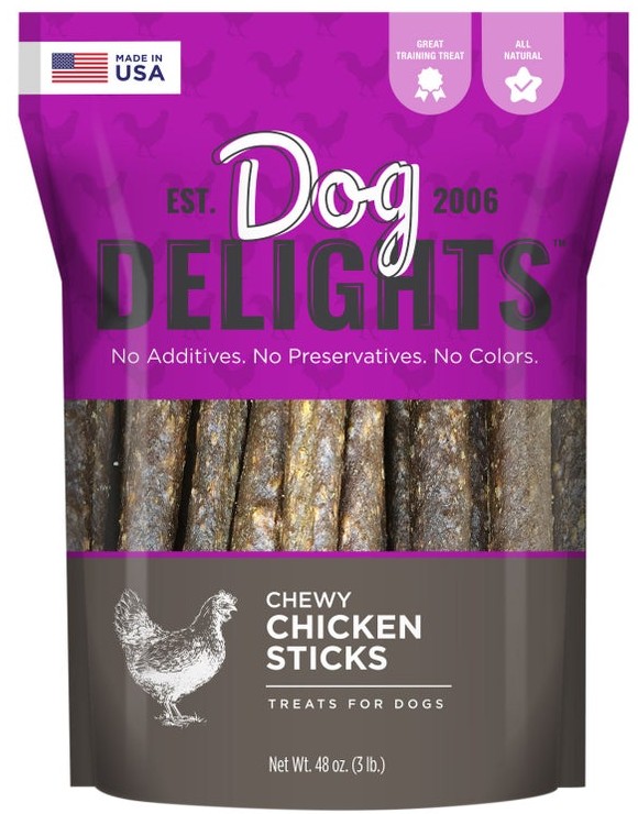 Dog Delights Chewy Chicken Sticks
