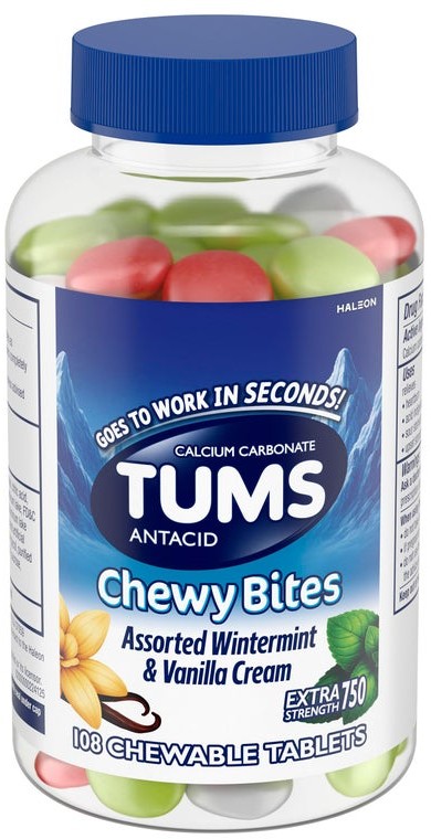 Tums Assorted Wintermint & Vanilla Cream Chewy Bites