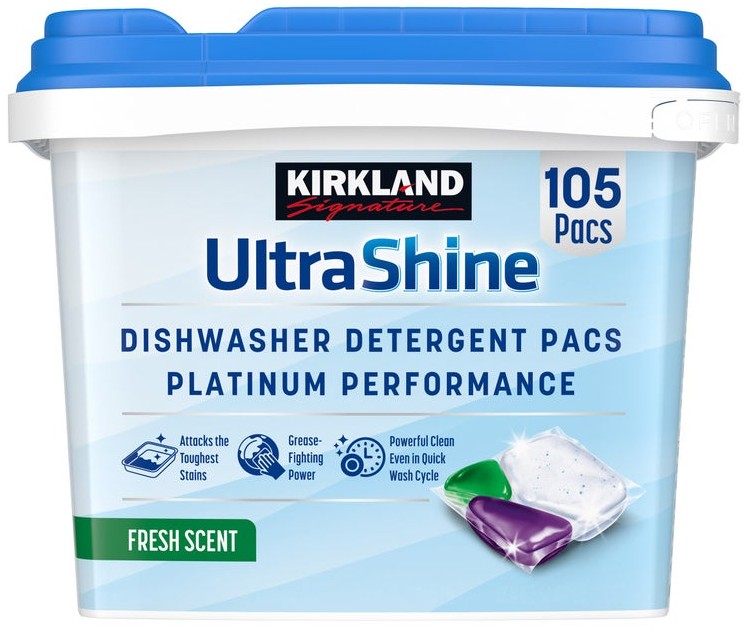 Kirkland Signature UltraShine Dishwasher Detergent Pacs