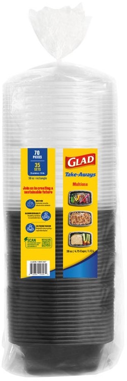 Glad Take-Aways Food Storage Containers