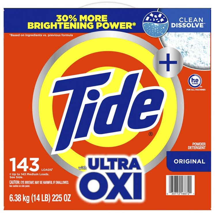 Tide + Ultra OXI Powder Laundry Detergent