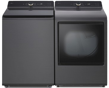 LG 5.5 cu. ft. Top Load Washer and 7.3 cu. ft. Rear Control Dryer with Easy Unload
