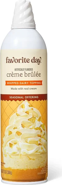 Crème Brûlée Whipped Dairy Topping