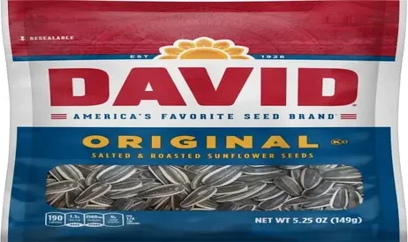 David® Original Salted & Roasted Sunflower Seeds 5.25oz