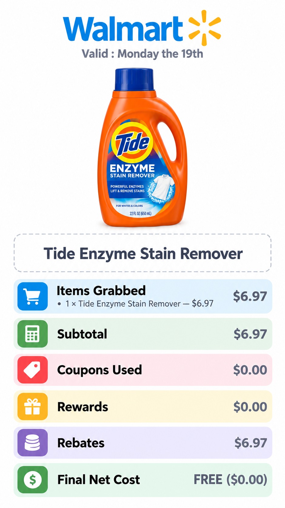 Tide Enzyme Stain Remover