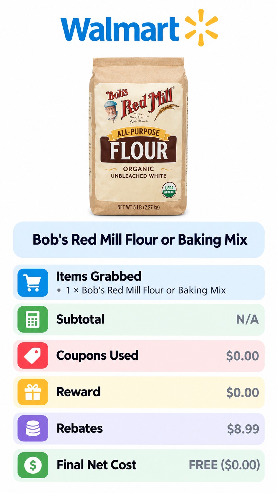 Bob's Red Mill Flour or Baking Mix