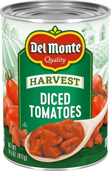Del Monte Harvest Diced Tomatoes, 14.5-oz. Cans
