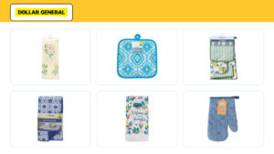 7 Top Dollar General Kitchen Textiles To Brighten Your Cooking Space