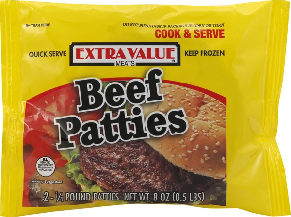 Extra Value Meats Beef Patties