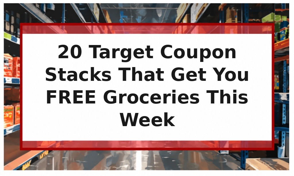 20 Target Coupon Stacks That Get You FREE Groceries This Week