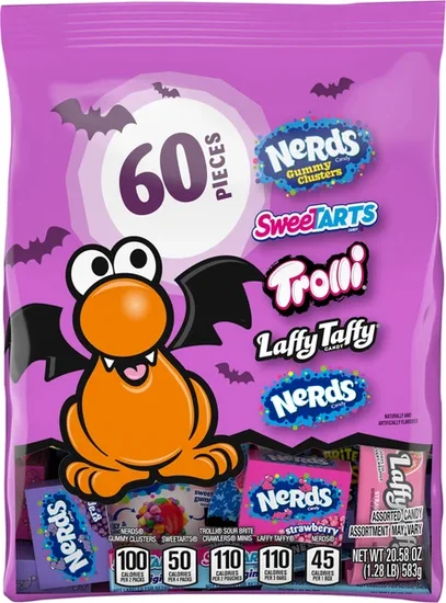 Ferrara Gummy Assorted Halloween Candy - 60 ct