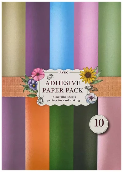 Avec Adhesive Paper Pack 10-Sheets