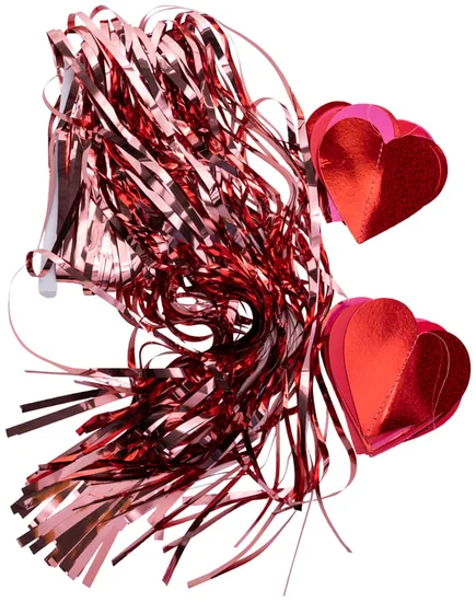 Avec Party Valentine's Day Backdrop Set With Paper Shapes Set