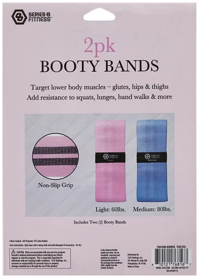 Booty Bands 2-Pack Resistance Bands