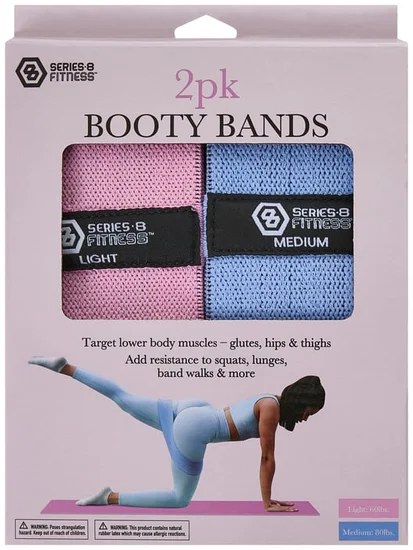 Booty Bands 2-Pack Resistance Bands