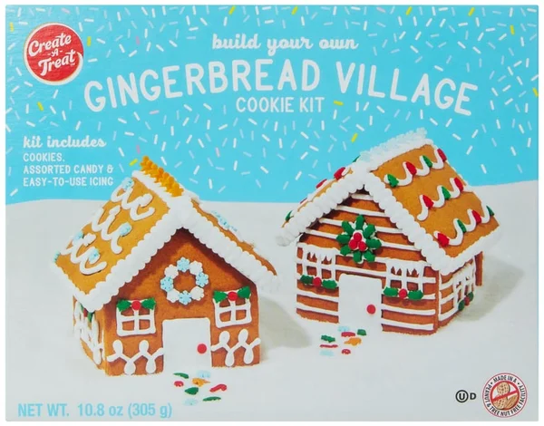 Build Your Own Gingerbread House Village Kit