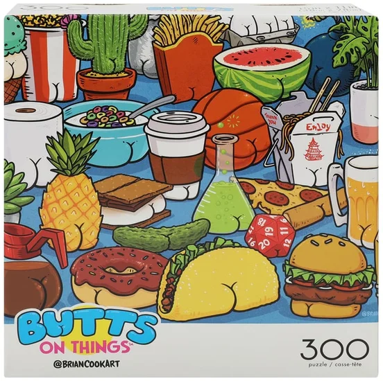 Butts On Things Food Themed Puzzle 300-Pieces
