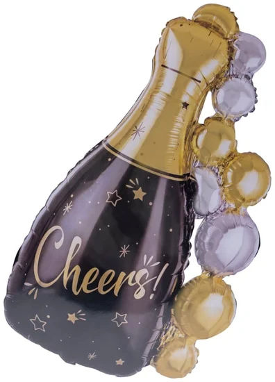 Champagne Bottle Foil Balloon