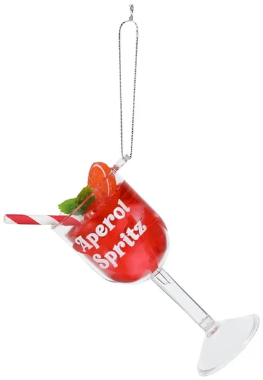 Christmas Aperol Spritz Décor Ornament