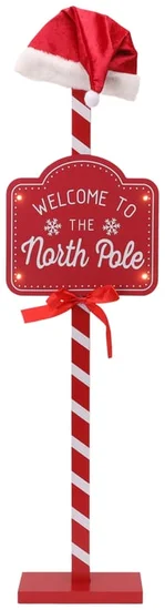 Christmas North Pole Light Post Décor
