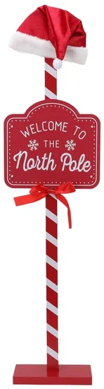 Christmas North Pole Light Post Décor