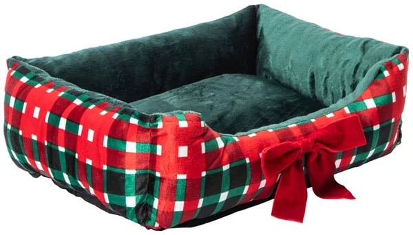 Christmas Snow Cool Cuddler Pet Bed