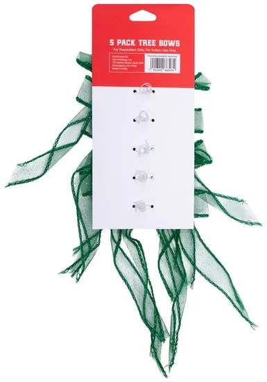 Christmas Tree Bows 5-Pack