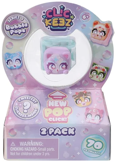 Clickeez™ Bubble Pops Figure 2-Pack (Styles May Vary)
