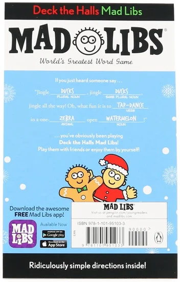 Deck The Halls Mad Libs®