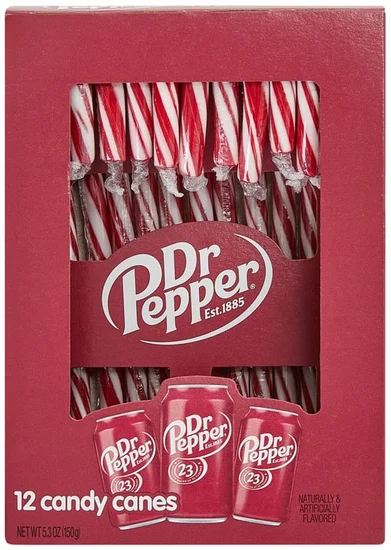 Dr Pepper® Candy Canes 12-Count Box