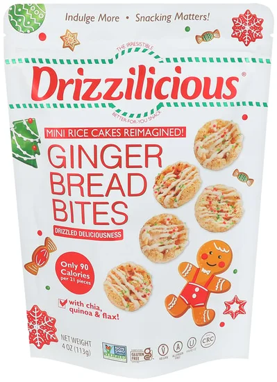 Drizzilicious® Ginger Bread Bites 4oz