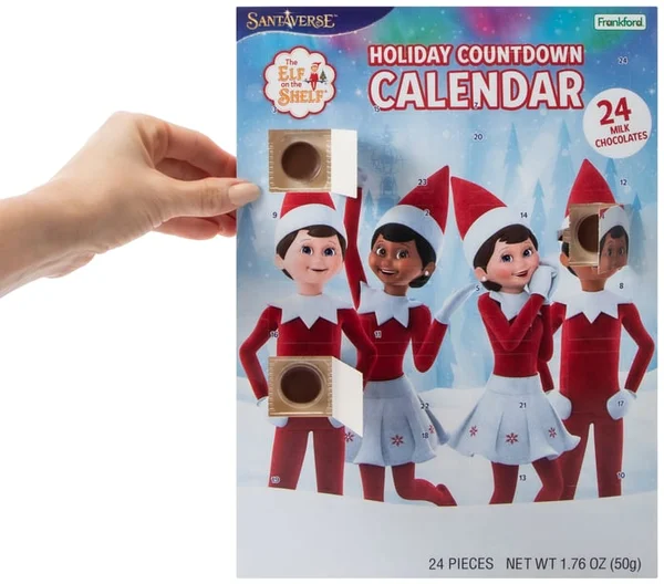 Elf On The Shelf® 24 Chocolates Advent Calendar