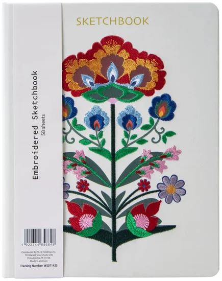 Embroidered Sketchbook
