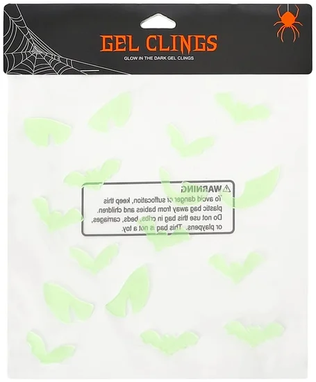 Glow-In-The-Dark Eyes Halloween Gel Clings