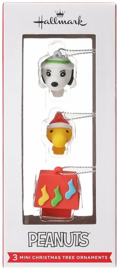 Hallmark Mini Character Ornaments 3-Pack
