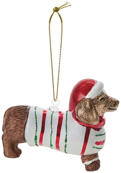 Holiday Dachshund Ornament